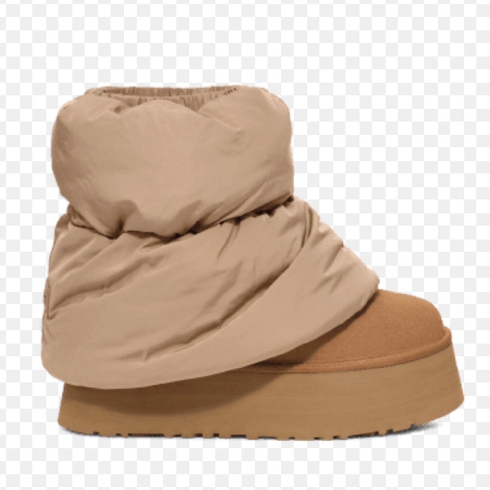NEW UGG Classic Mini Dipper Puffer in Chestnut